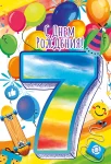 Открытка "С днем рождения.7"
