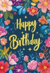 Открытка "Happy Birthday!"