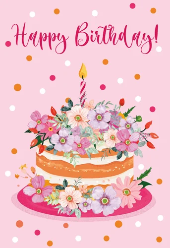 Открытка "Happy Birthday!"