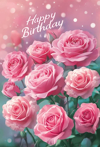 Открытка "Happy Birthday!"