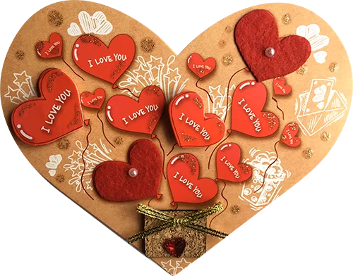 Открытка "I love you"