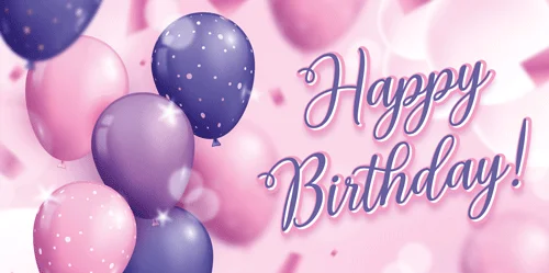 Конверт для денег "Happy Birthday!"
