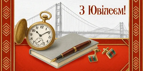 Конверт для грошей "З Ювілеєм!"