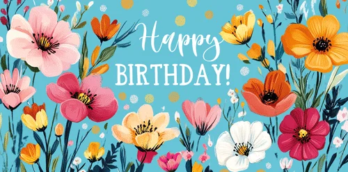 Конверт для денег "Happy Birthday!"