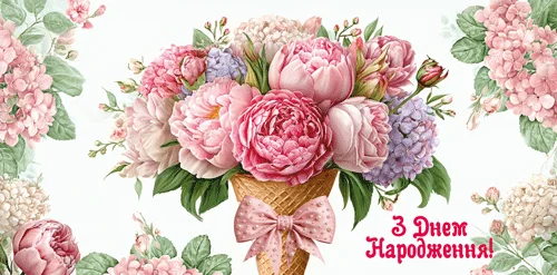 Конверт для грошей "З днем народження!"