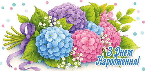 Конверт для денег "З днем народження!"