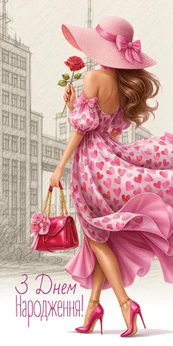 Конверт для грошей "З днем народження!"