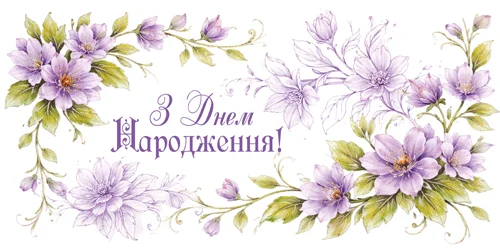 Конверт для грошей "З днем народження!"