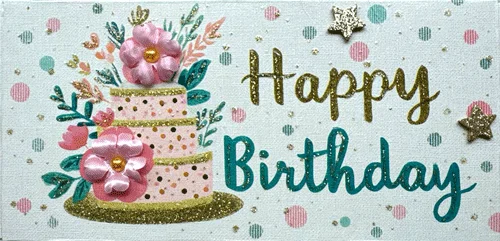 Конверт для грошей "Happy Birthday"