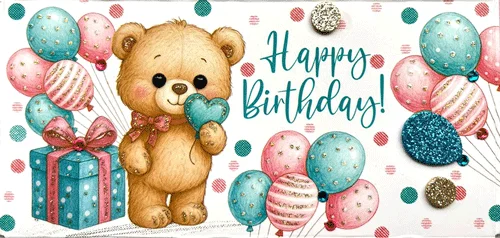 Конверт для грошей "Happy Birthday!"